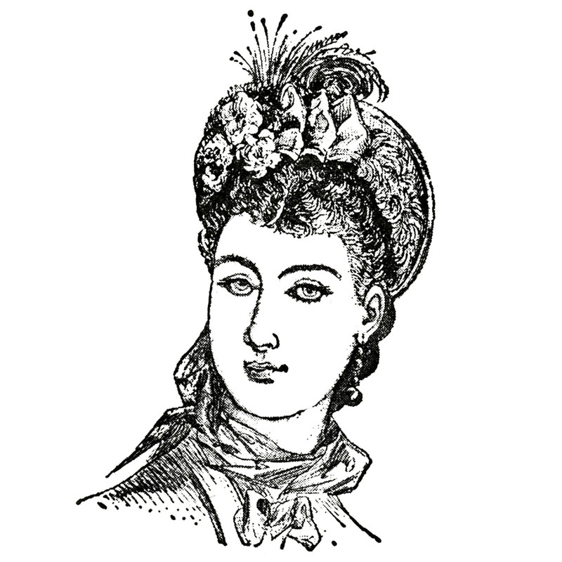 #2557 - Lady with Hat - Steampunk/Woman